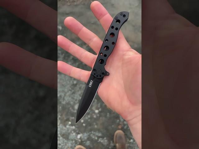 Crkt M16 #sharp #edc #foldingknife #asmr #blade #asmrsounds #crkt #m16 #tacticalknife #blackout