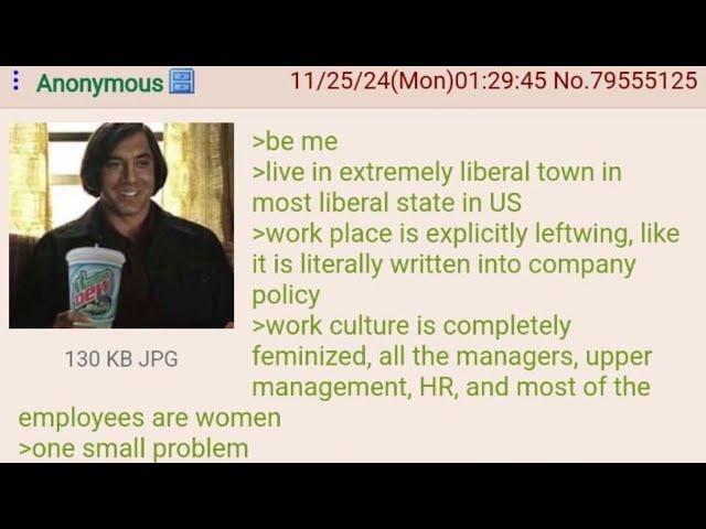 Anon Takes Advantage Of Feminist Workplace - 4Chan Greentext