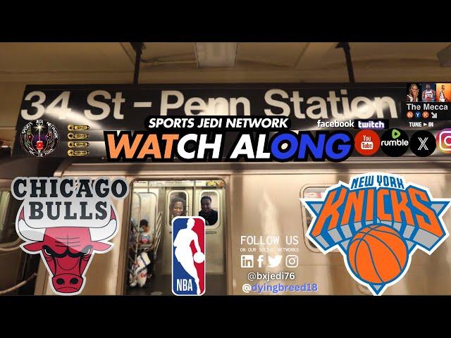 New York Knicks Vs. Chicago Bulls LIVE STREAM COME WATCH ALONG AND REACT WITH US!