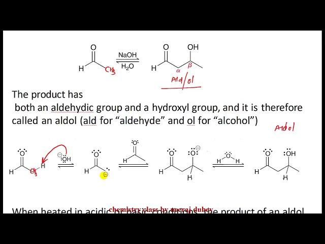 ALDOL CONDENSATION | Named reaction | organic chemistry | Neeraj dubey