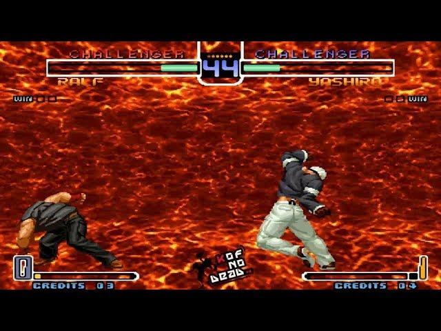 Ralf Galactica Phantom vs Armageddon Orochi Yashiro KOF 2002