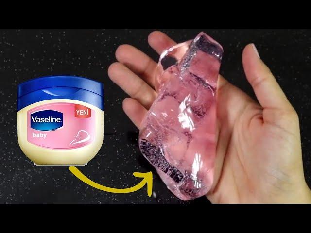 Vaseline Slime Recipes thick slimes no borax DIY Petroleum Jelly Slime