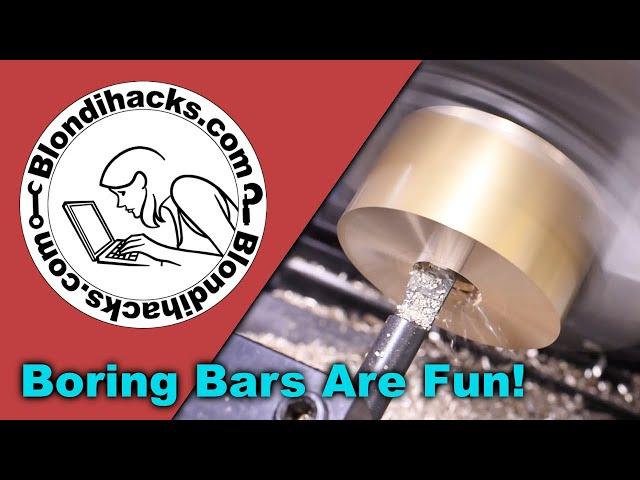 Metal Lathe Tutorial 22 : Boring! Boring BARS, that is!