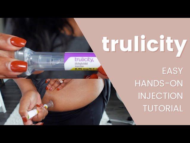 Trulicity Injection: how a patient takes it | pen demo | The Hangry Woman