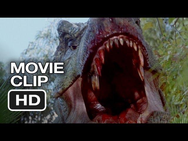 Jurassic Park 3 (3/10) Movie CLIP - Spinosaurus vs. T-Rex (2001) HD