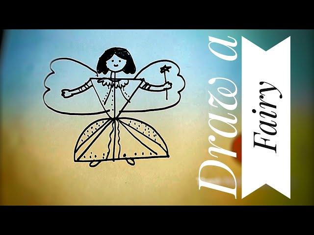 Draw a fairy || Only drawing for kids || linkon art space