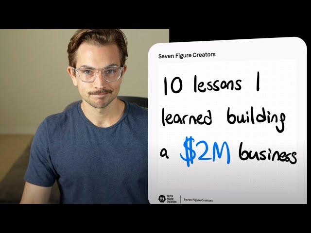 10 lessons I learned building a $2M business on LinkedIn