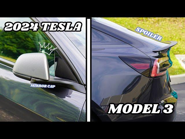 Upgrading The Look Of My 2024 Tesla Model 3!