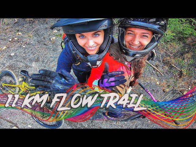 11KM langer Flow Country Trail l Girls on Tour l Enduro MTB l MISS PEACHES Vlog #95