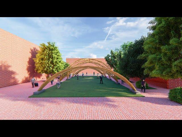 Bamboo structure design || Lumion video || Cept