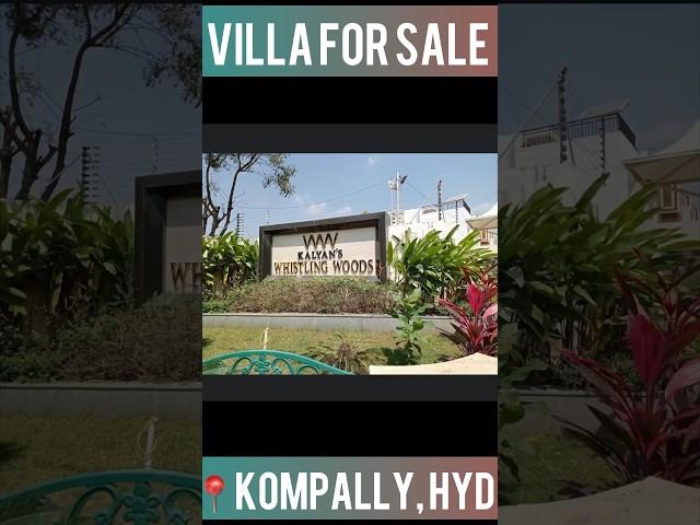 4BHK Villa For Sale in Gated Community || Kompally, Hyderabad