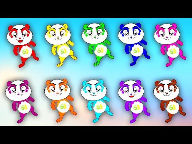 10 Little Pandas | Panda Bo Nursery Rhymes & Kids Songs