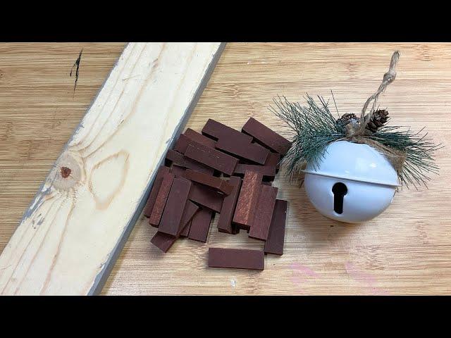 ⭐Jingle Bell Ornament JOY Christmas Decor | Just Once Craft Project | Dollar Tree Christmas⭐