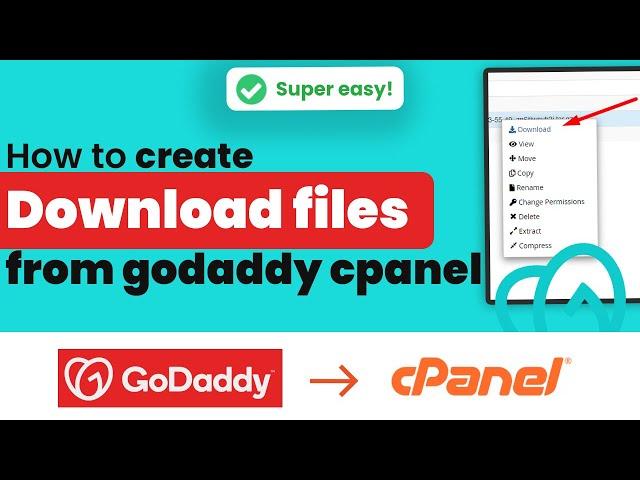 How to download files from GoDaddy cPanel 2024 | Initial Solution