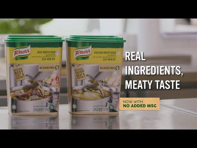 Gives Dishes A Deliciously Meaty Taste | Knorr Beef, Chicken, and Pork Broth Base