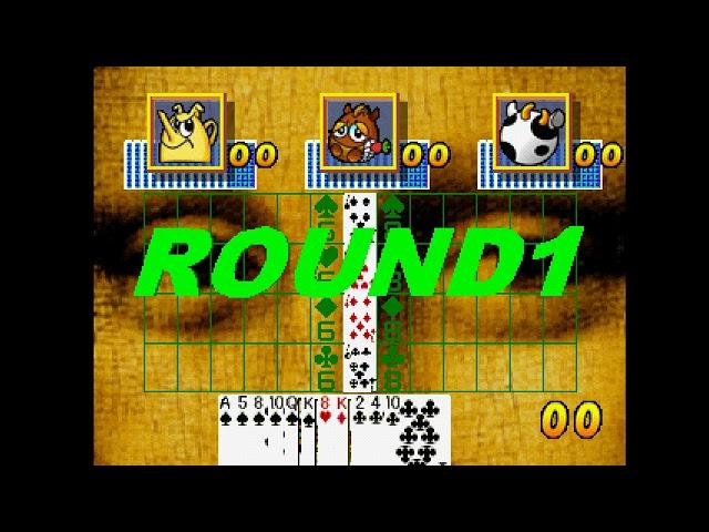 Family Card Games Fun Pack Gameplay (PS1)