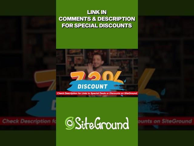 Siteground Coupon Code 2023: GET 73% DISCOUNT!!!!