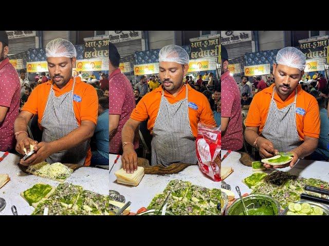 Ahmedabad’s Most Famous Ghughra Sandwich|Manek Chowk Street Food|