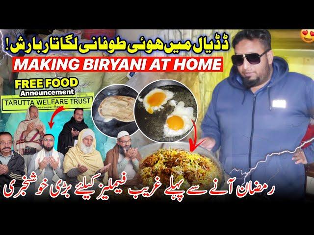 Good News For Needy Families in Dadyal Before Ramzan  Dangerous Rain In Dadyal || Family Vlog