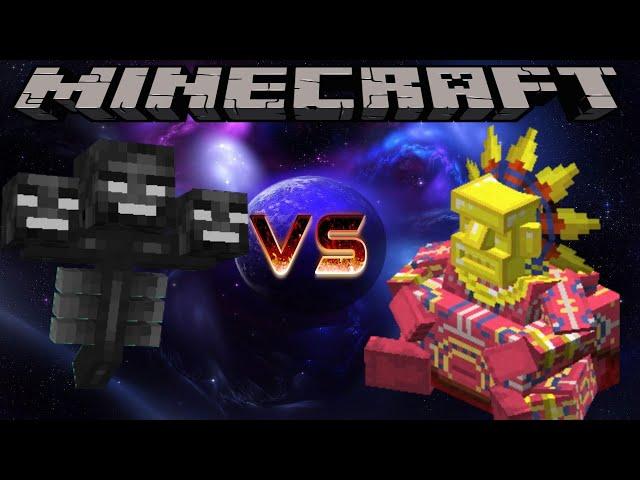 WITHER VS BARAKO THE SUN CHIEF - MINECRAFT 1.12.2 (MOB BATTLE)