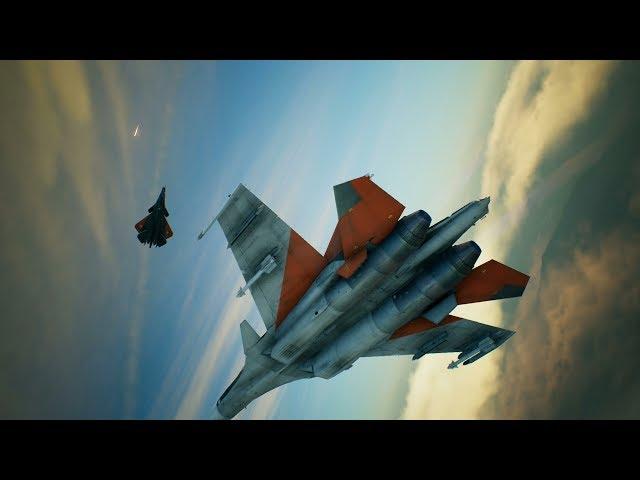 Ace Combat 7 | ACE Difficulty S-Rank | Mission 18 | Mihaly vs. Mihaly