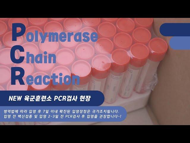 육군훈련소 입영장정 1차 PCR 현장