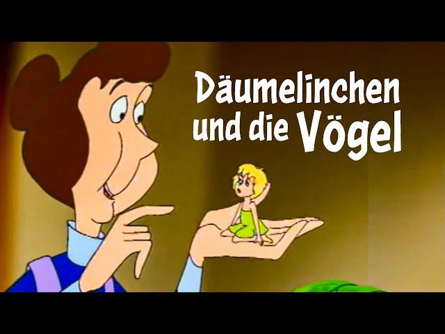 Däumelinchen und die Vögel (Zeichentrickfilm in voller Länge, ganzen Film kostenlos, Animation)