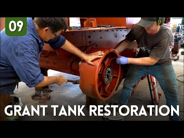 WORKSHOP WEDNESDAY: Testing GRANT TANK suspension components and idler wheel disassembly