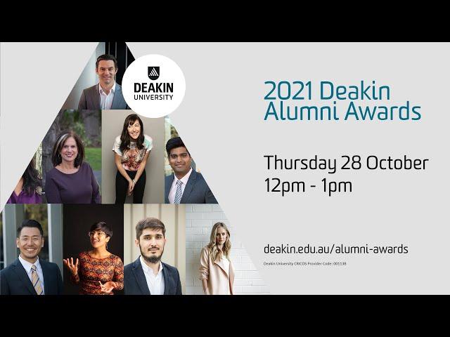 Deakin Virtual Alumni Awards 2021 I Preview