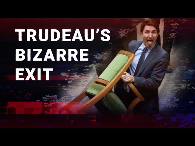 Justin Trudeau’s bizarre act before leaving parliament for the last time