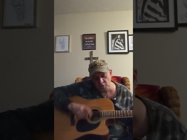 dewger plays acoustic guitar Ohio Happy Thanksgiving holiday jam session