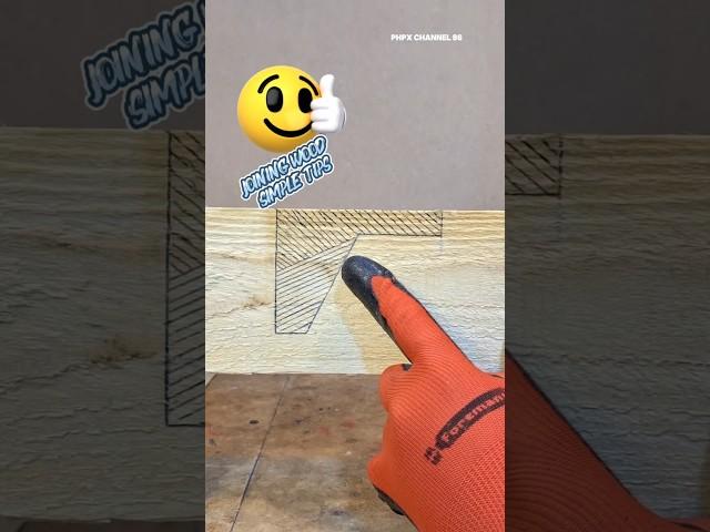 Ideas and tips simple board joint strong and durable #woodworking #wood #skills #tutorial