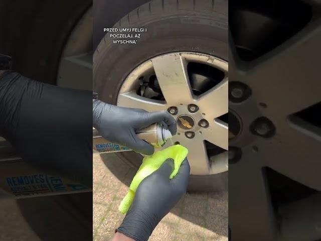 #shorts  Każdy tak miał po wymianie opon - NIC NIE SZKODZI - K2 tar remover doskonale sobie poradzi