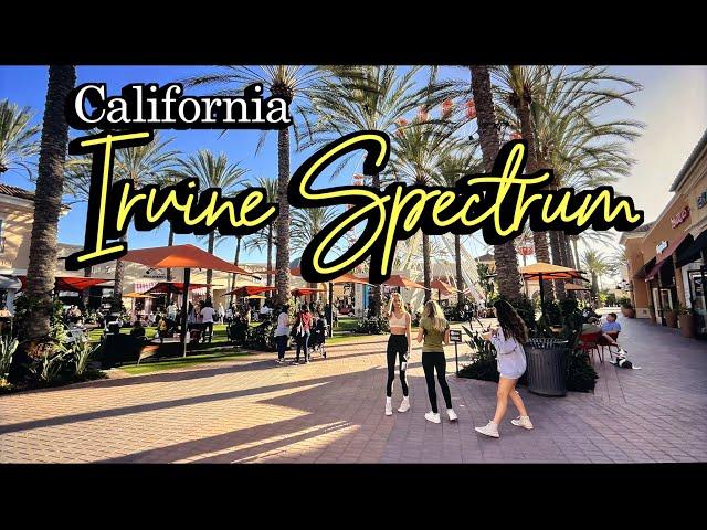 Irvine Spectrum Center Walk  Irvine, California, USA. Walking Tour & Travel Guide, [4K HDR]