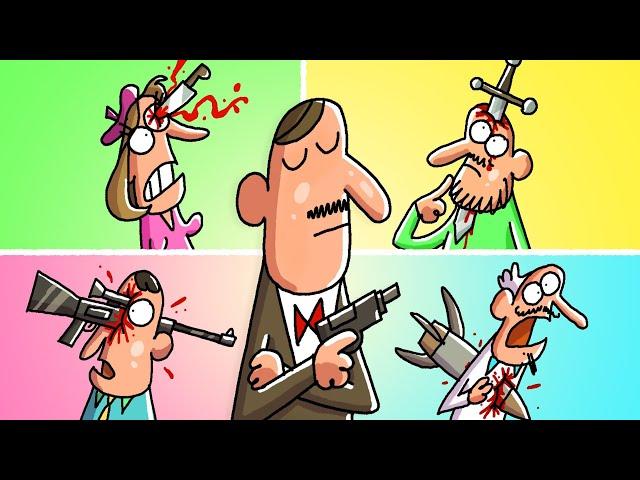 Top 10 HITMAN Cartoons ALL TIME | The BEST of Cartoon Box | Hilarious Hitman Compilation