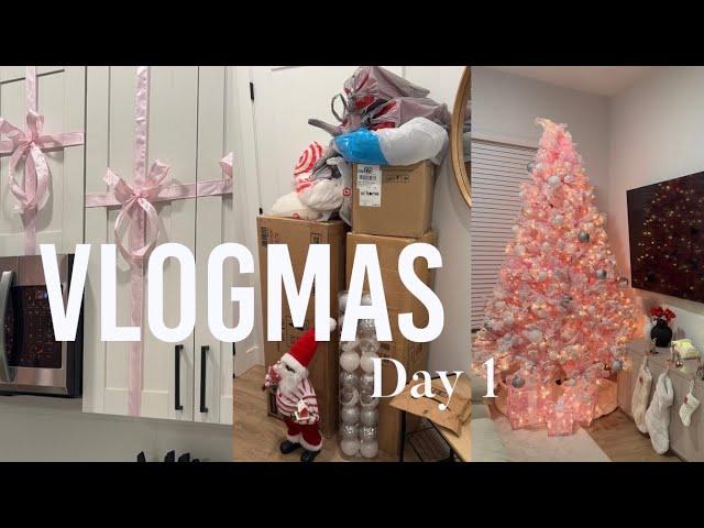 VLOGMAS Day 1 | Decorating My Apartment