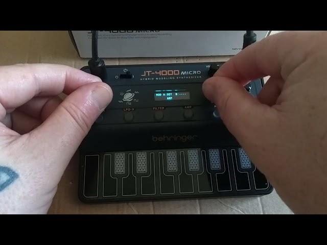 BEHRINGER JT-4000 MICRO START UP TIPS