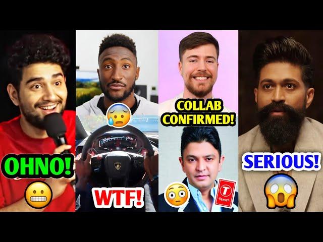 YouTuber Had to say SORRY for this HUGE MISTAKE! | MrBeast T-Series COLLAB, Samay Raina, MKBHD |