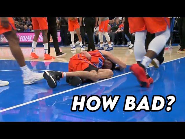 Chet Holmgren Takes Scary Fall and Needs Carried Off the Court - Doctor Explains