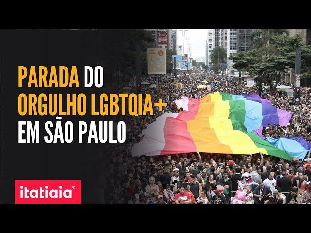 PARADA DO ORGULHO LGBTQIA+ EM SÃO PAULO REÚNE PESSOAS DE TODO O PAÍS NESTE DOMINGO