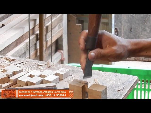 Tesing 03| Lotus Puzzle | Watthan Artisans Cambodia