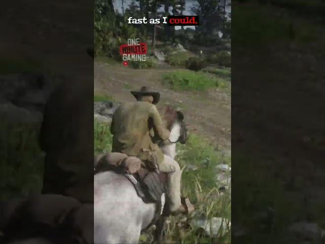 RDR2 - When you try to catch Jamie before the cutscene