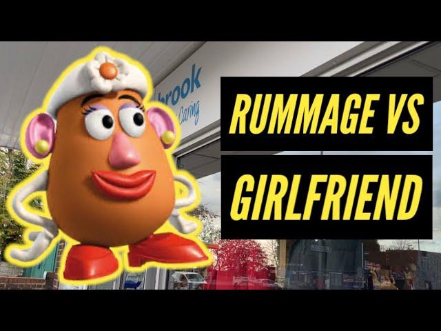 This Means WAR | RummageAround VS GIRLFRIEND Charity Shop Challenge Who WON? UK Ebay/Amazon Reseller