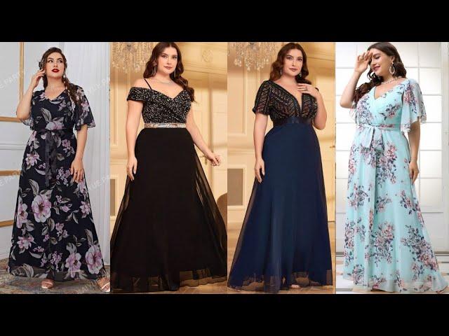 Get Ready for the MOST STUNNING Chiffon Dresses for Plus Size Women!