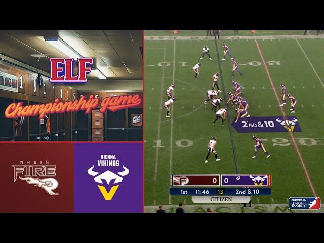 Rhein Fire VS Vienna Vikings - Highlights ELF | Championship Game 2024