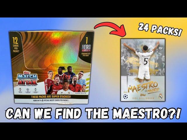 New! Topps Match Attax 2024/25 booster box opening! Can we find Bellingham?!?