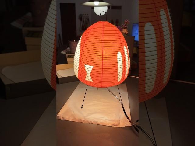 Unboxing & assembling the Noguchi Akari 1AT lamp  timeless design! #noguchi #interiordesign #lamp
