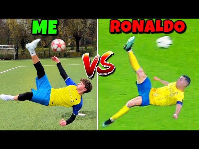 RECREATING VIRAL FOOTBALL MOMENTS!!