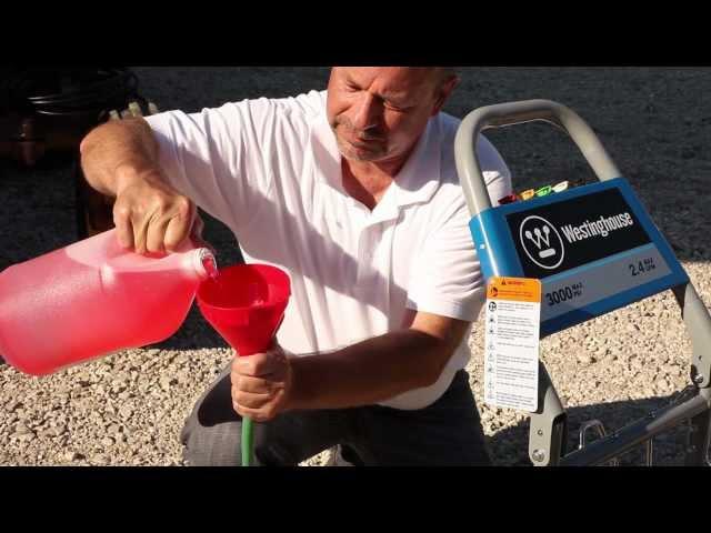 Westinghouse How To Store or Winterize Your Gas Pressure Washer