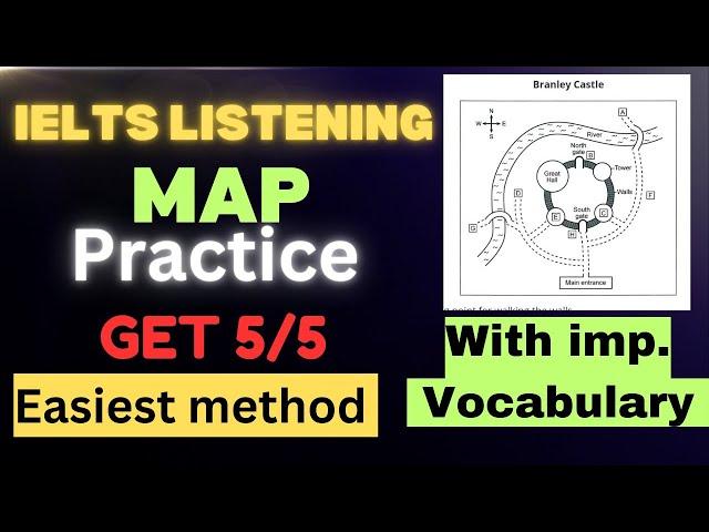 IELTS Listening Map Questions Simplified: Vocabulary & Techniques #ielts #ieltslistening